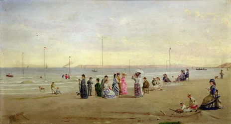 Am Strand von Trouville